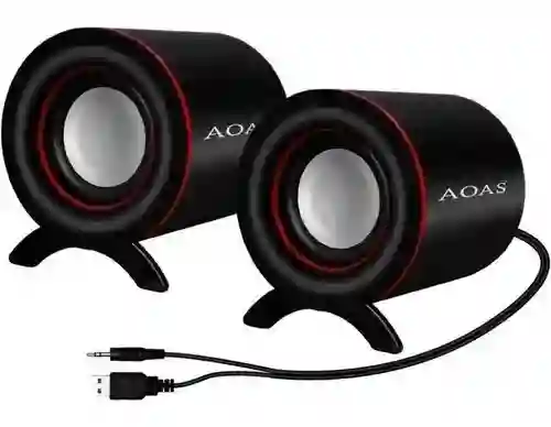 Parlantes Para Pc Aoas E-001 Altavoces Potentes 4w