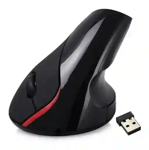 Mouse Gamer Vertical Inalámbrico Recargable 881 Negro