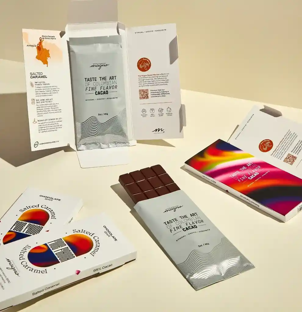 Barra De Chocolate Fino - Salted Caramel (empaque Regalo)