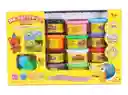 Kit De Plastilinas 12 Und. Y Moldes Juego Didáctico Niños Niñas