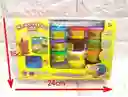 Kit De Plastilinas 12 Und. Y Moldes Juego Didáctico Niños Niñas