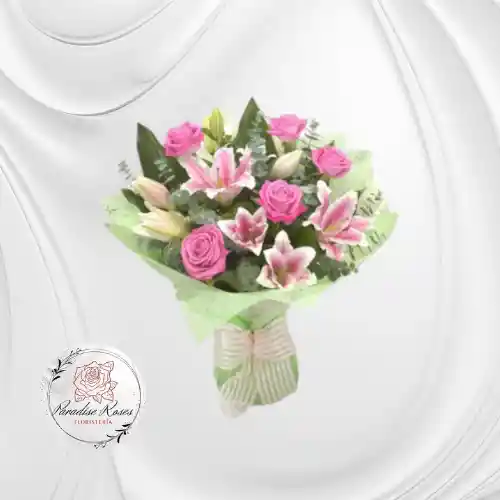 Ramo Lirios Y Rosas Especial Día De Las Madres