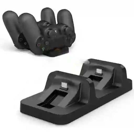 Base Doble Cargador De Controles Ps4 Dobe