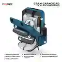 Bolso Todo En Uno Para Laptop Blue Viajero Impermeable Con Termo Led