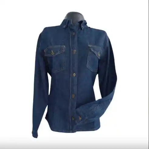 Camisa Jean Industrial Dama Trabajo Talla Xxxl