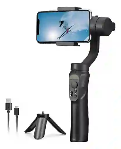Estabilizador Gimbal 3 Ejes Para Celular Con Mini Tripode