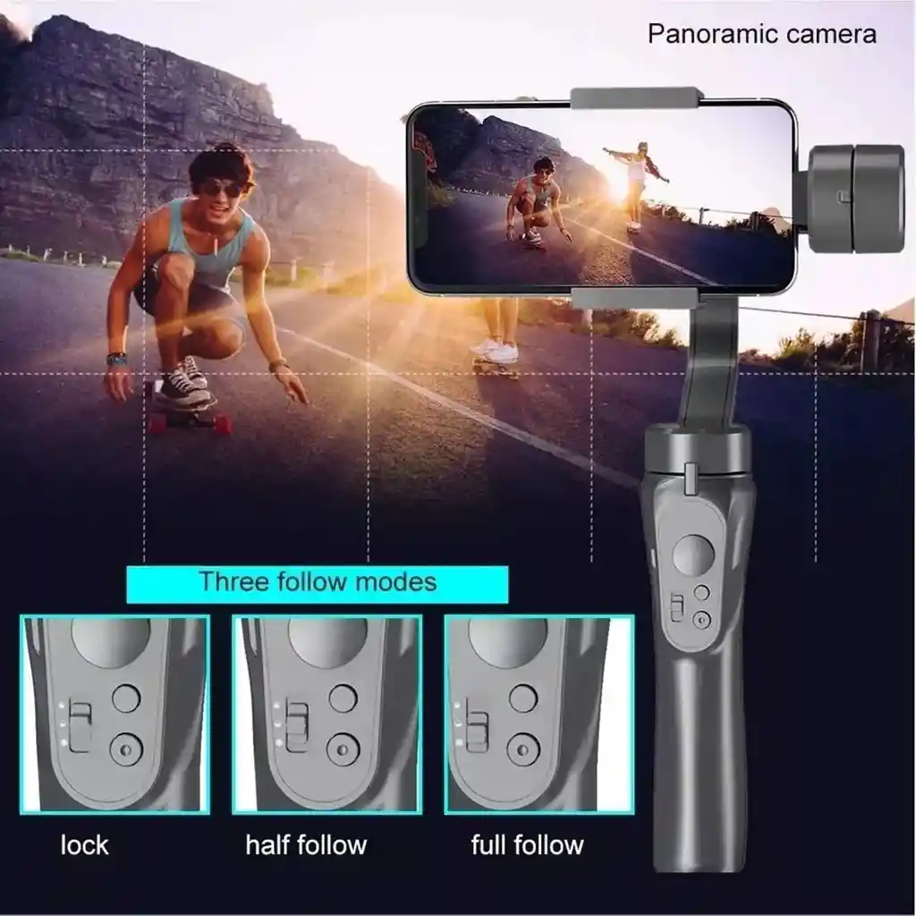 Estabilizador Gimbal 3 Ejes Para Celular Con Mini Tripode