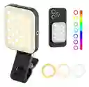 Luz Rgb W80 Portátil Multicolor Imán Para Celular