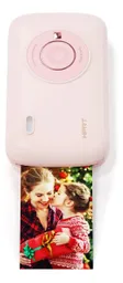 Impresora Fotográfica Portátil Para Iphone Y Android, 2 X 3 Mini Impresoras A Color Instantáneo, Bluetooth 5.0, Carga Tipo C, Tecnología De Sublimación De Tinte, 10 Hojas Iniciales Hprt Cp2100