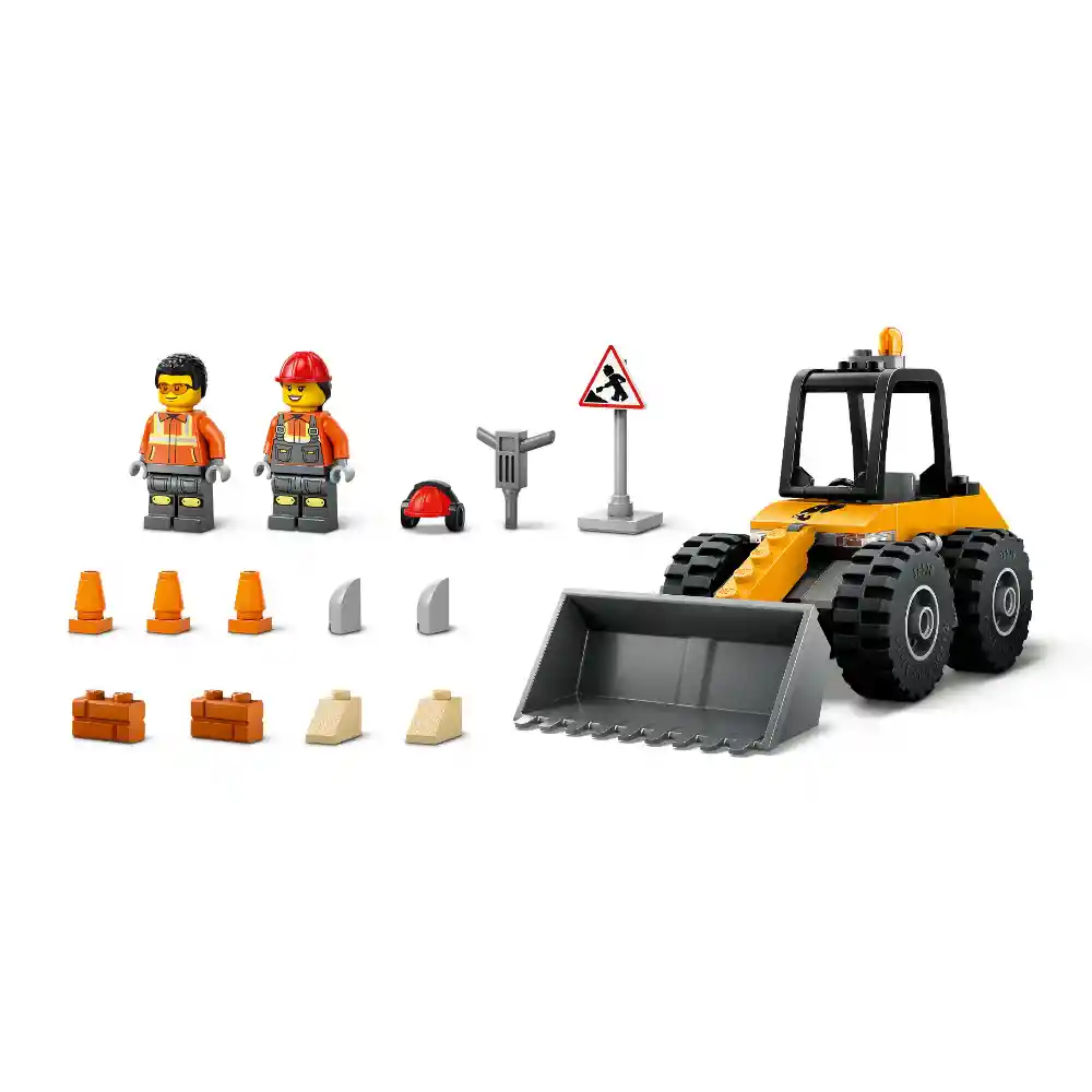 Juego De Construcción Lego 81 Piezas Maquina Cargadora Niños