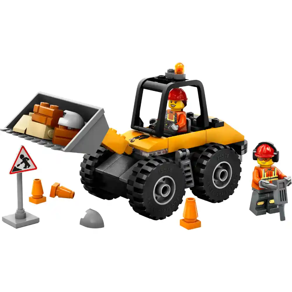Juego De Construcción Lego 81 Piezas Maquina Cargadora Niños