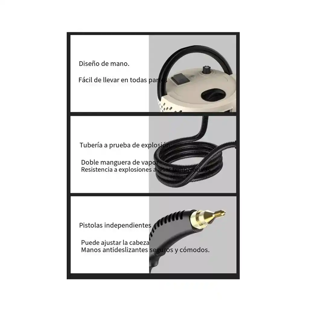 Limpiador De Vapor Portátil Generic 220v Alta Presión