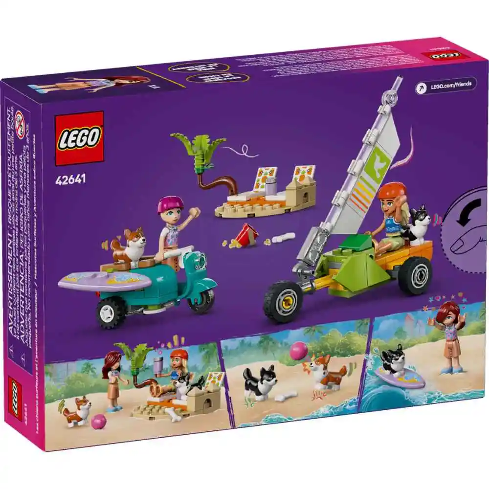 Juego Construcción Lego 113 Piezas Mascotas Surferas Niños