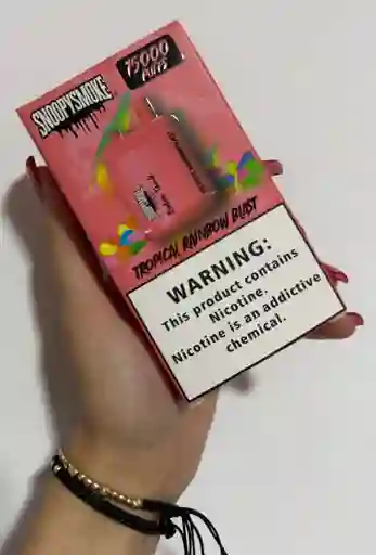 Vaper - Vaporizador 15,000 Puffs. Snoopy Smoke - Tropical Rainbow Blast