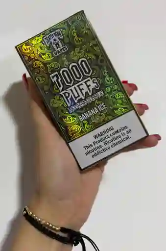 Vaper - Vaporizador 7,000 Puffs. Death Row Vapes - Banana Ice