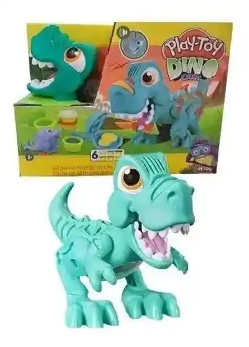 Dinosaurio Didactico Plastilina + Moldes