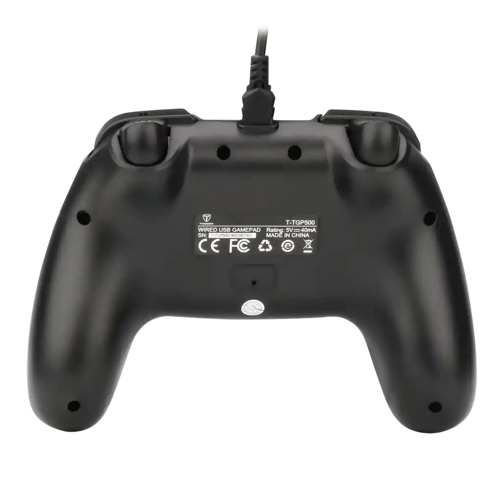 Control Gamer Usb T-dagger Original Aries T-tgp500 / Negro Con Verde