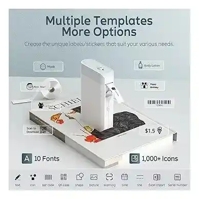 Tiqueteadora Termica Bluetooth Photoprinter Wp9510