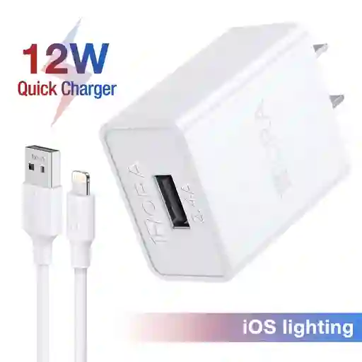 Cargador Carga Rapida Iphone 12w