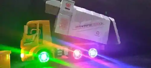 Camión De Basura Juguete Para Niños Luces Y Sonido Abre Puerta