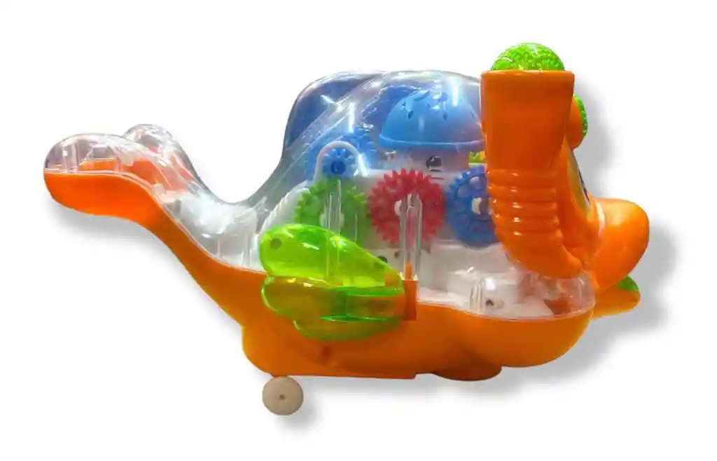 Juguete Delfín Naranja Musical Dolphin Diver
