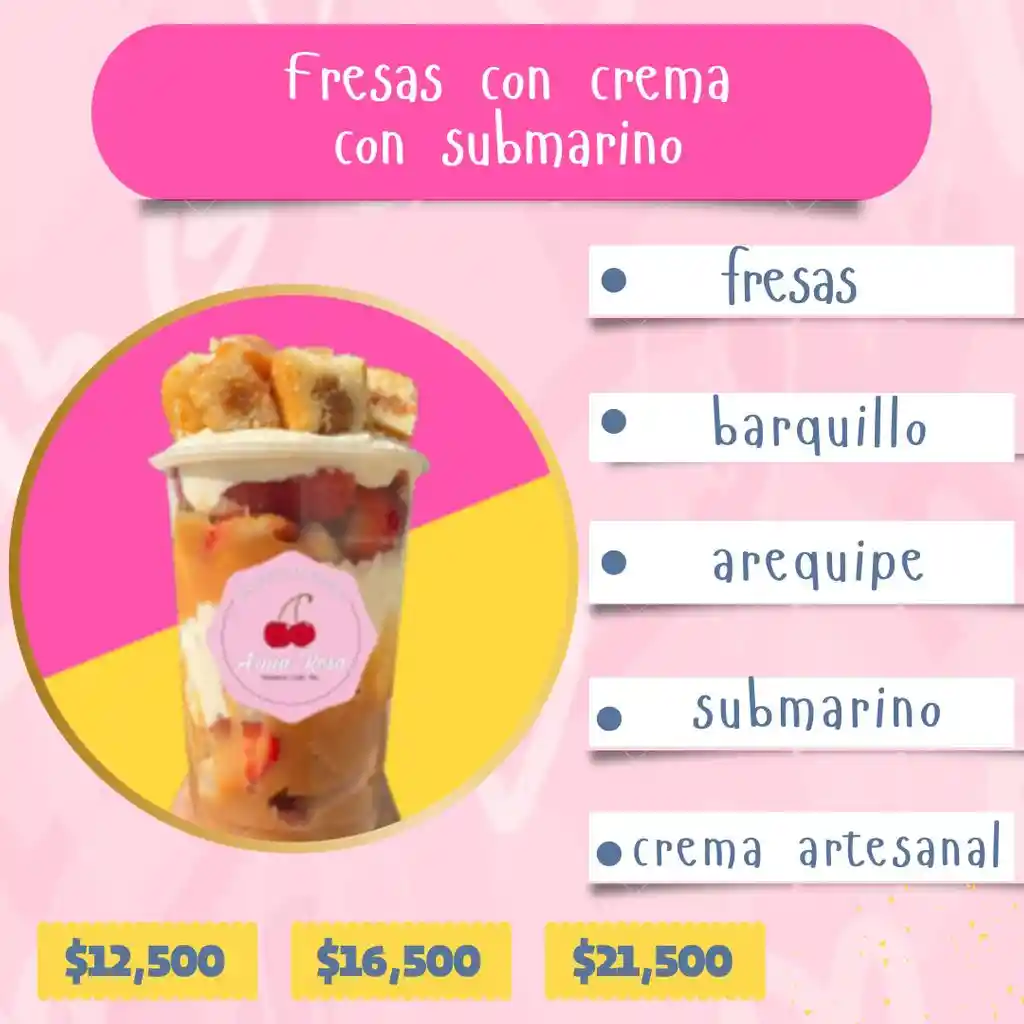 Fresas Con Submarino