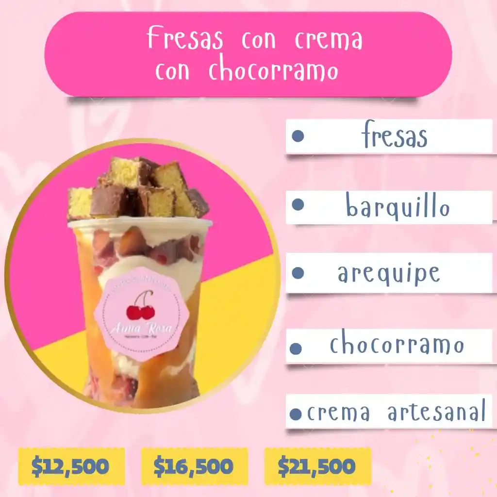 Fresas Con Chocorramo