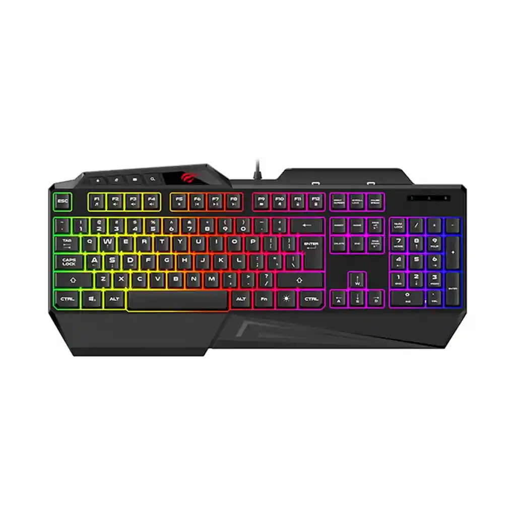 Teclado Tipo Gamer Rgb Havit 100% Kb488l-sp (conexion Usb)