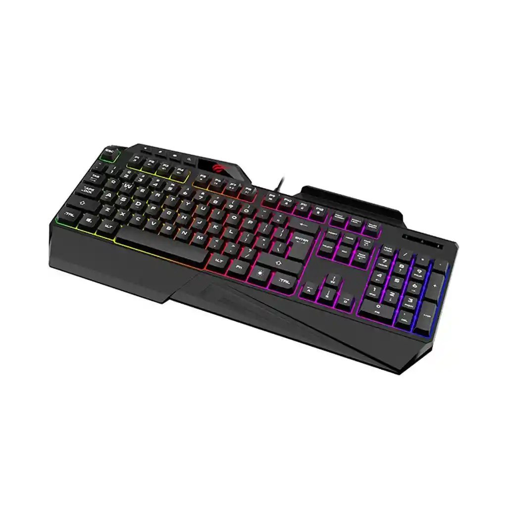 Teclado Tipo Gamer Rgb Havit 100% Kb488l-sp (conexion Usb)