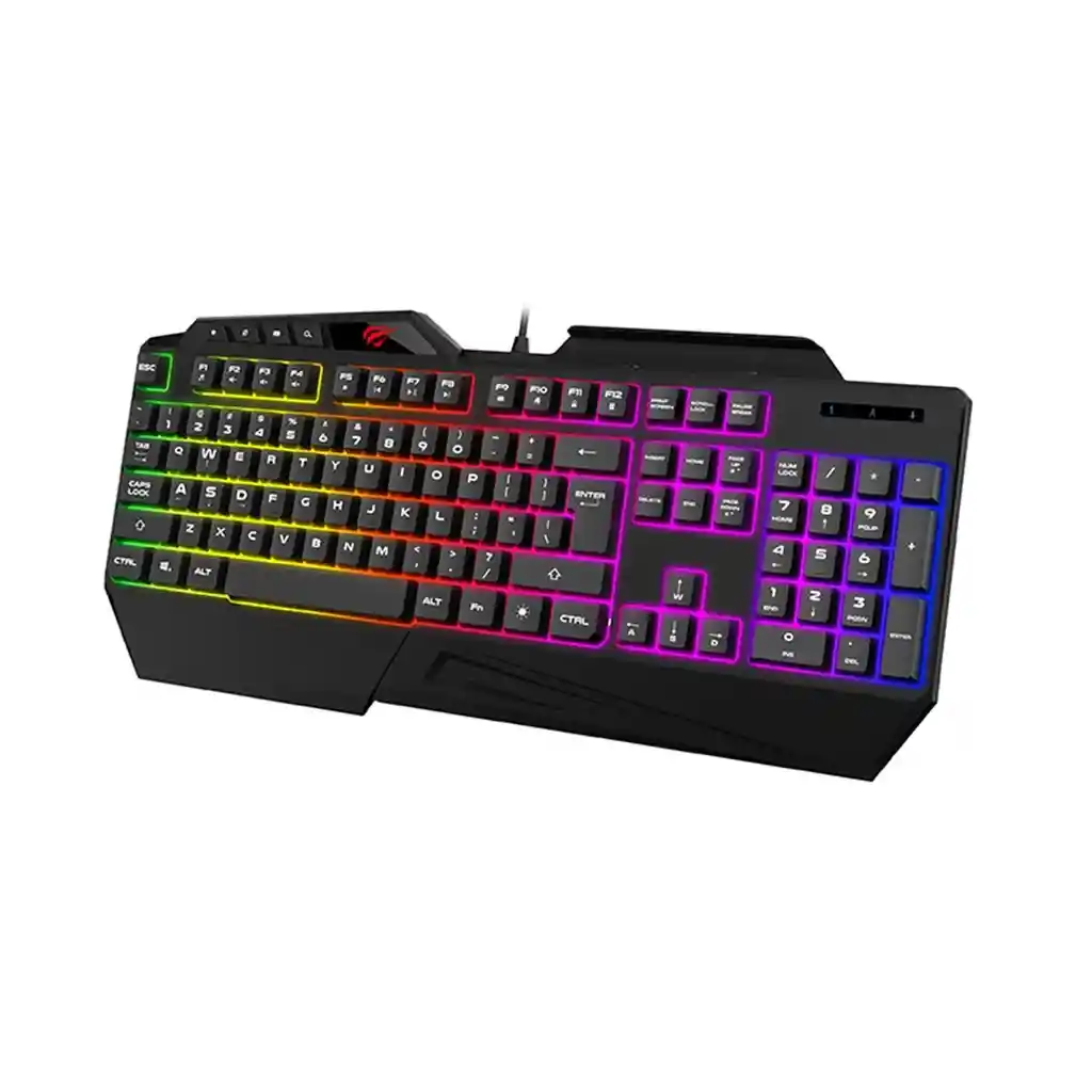 Teclado Tipo Gamer Rgb Havit 100% Kb488l-sp (conexion Usb)