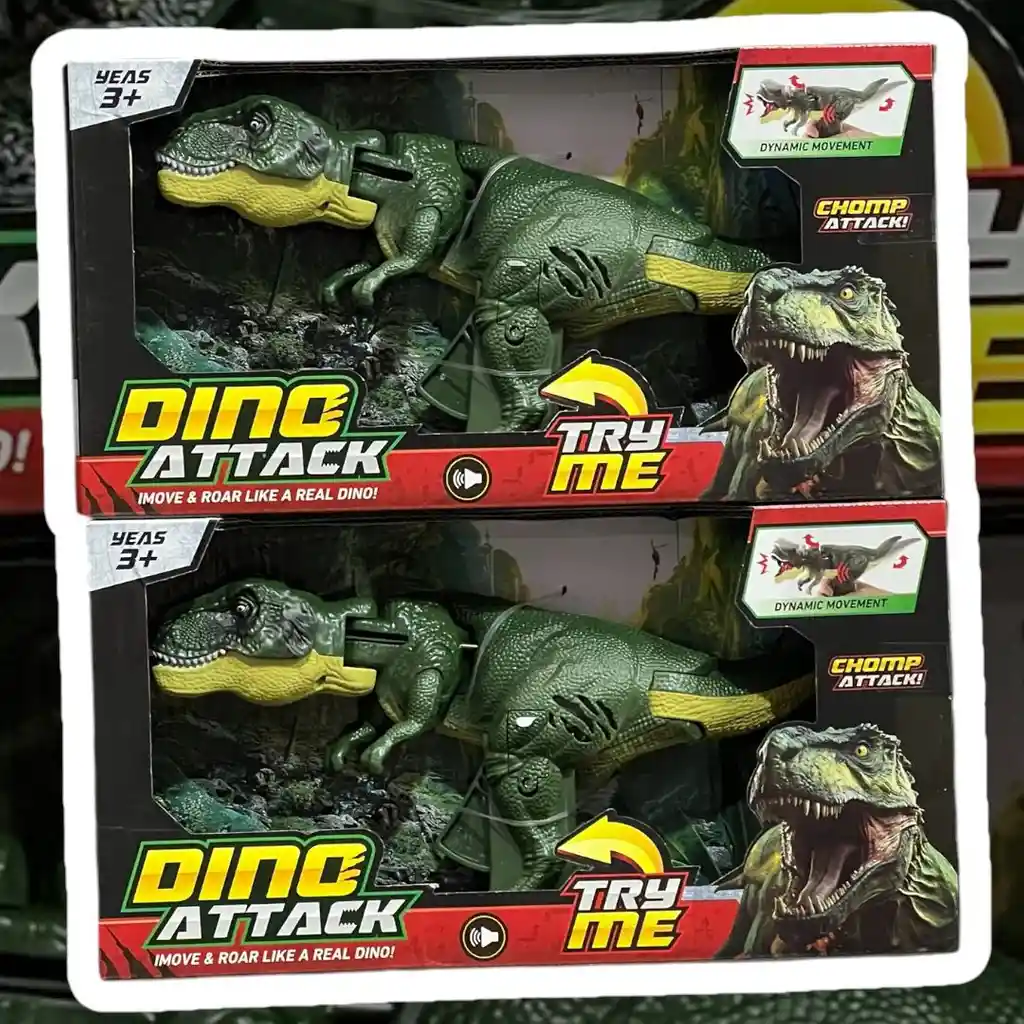 Dinosaurio Zaza T Rex De Juguete Con Sonido Y Gatillo