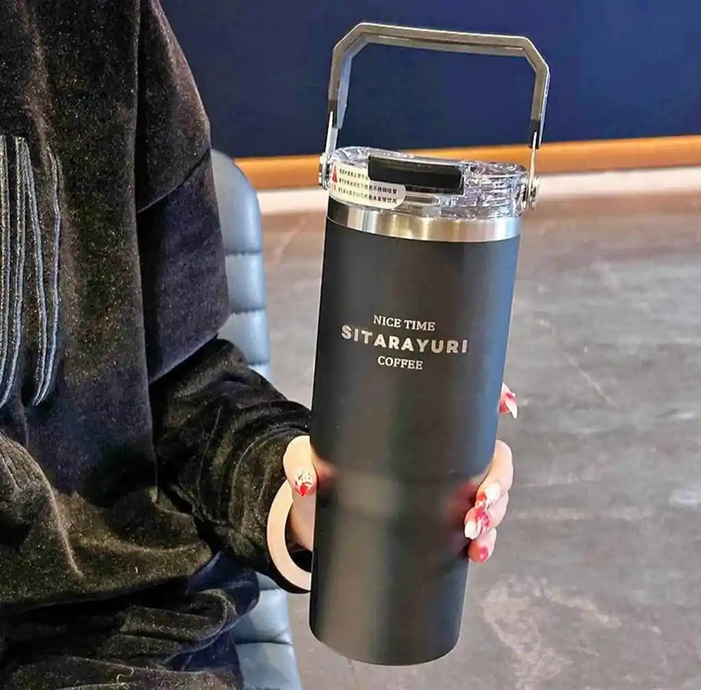 Termo Tipo Stanley 900ml Negro
