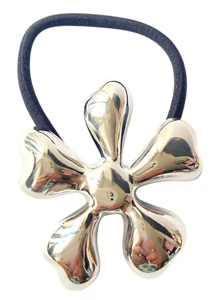 Colero Pony Cuff Margarita Chunky Plateada