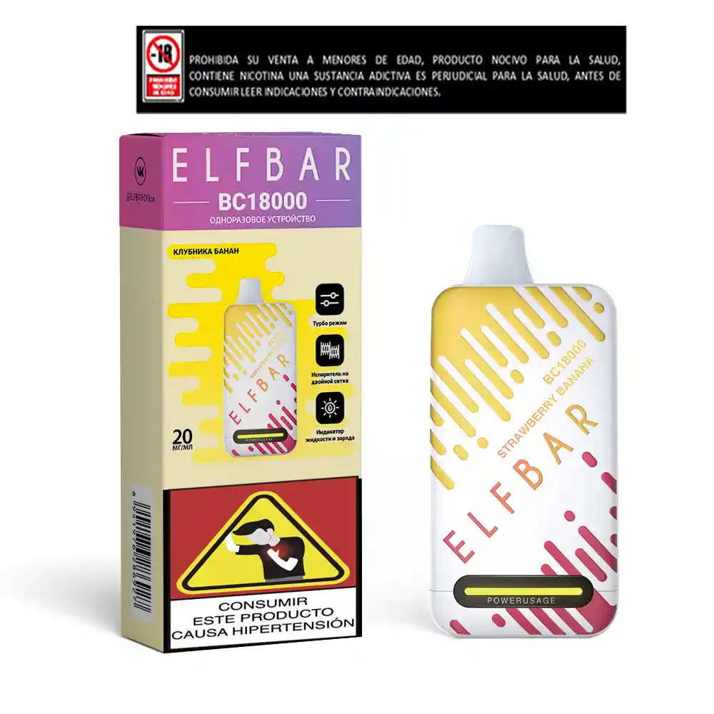 Elfbar 18.000 Puffs Strawberry Banana