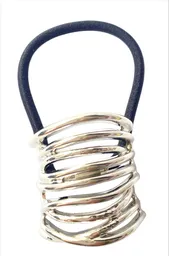 Colero Pony Cuff Diosa Plateada