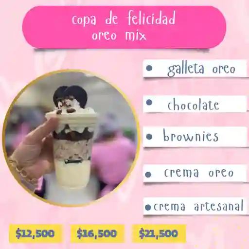 Copa De Felicidad Oreo Mix