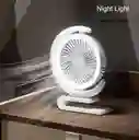 Ventilador Portátil Recargable Giratorio Multifuncional