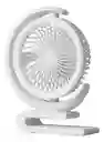 Ventilador Portátil Recargable Giratorio Multifuncional