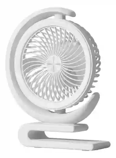 Ventilador Portátil Recargable Giratorio Multifuncional