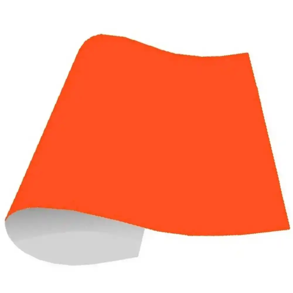 Cartulina Plana Fluorescente Medio Pliego - Naranja