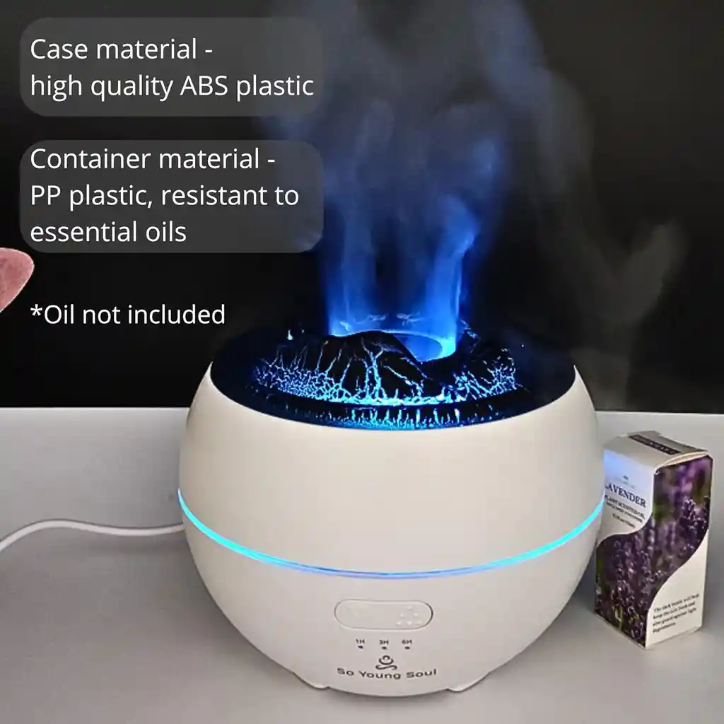 Humidificador Y Difusor Eléctrico Sónico De Aromas Volcano