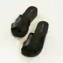 Sandalia Plana Negro Beira Rio Talla 40