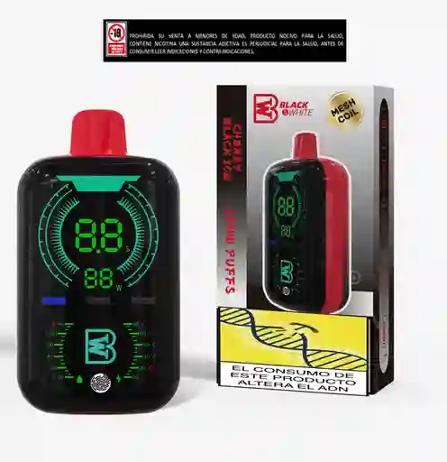 Vapeador Black And White 28.000 Puffs Lush Ice