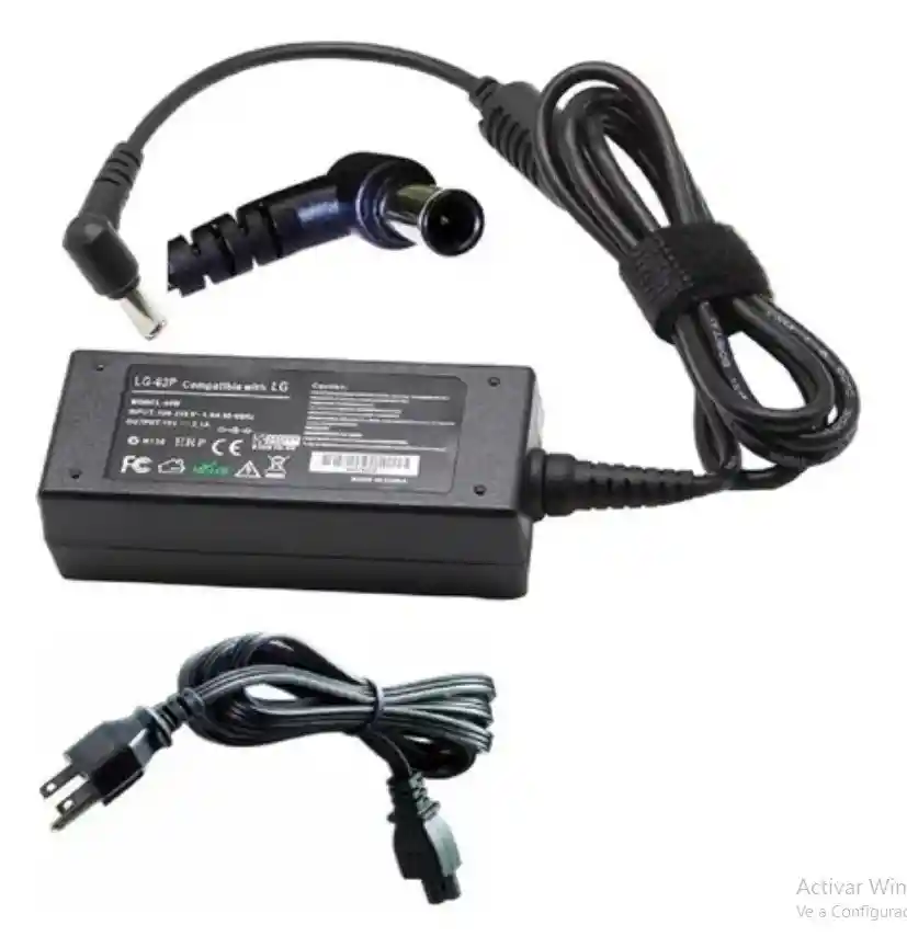 Cargador Universal Compatible Con Monitores Lg De 24v 4a, Punta 6.5x4.4mm