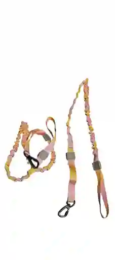 Correa Multicolor Lazo Flexible Larga Para Mascota