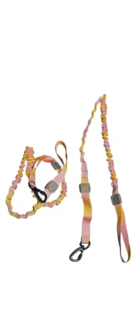 Correa Multicolor Lazo Flexible Larga Para Mascota