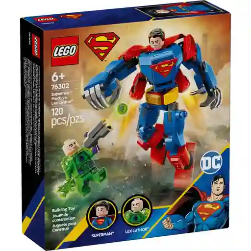 Juego Construcción Lego 120 Piezas Superman Vs. Lex Luthor Niños