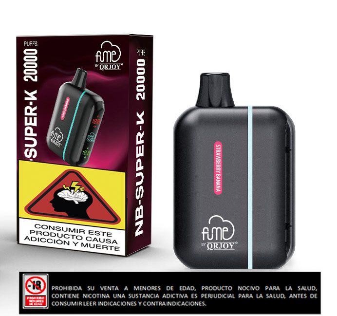 Disposable Vape Kit Fume NB-Super-K 20k Puffs Disposable Vape Cartridge +  Battery Kit Strawberry Watermelon  Smoking Vibes Fume NB Super Australia
