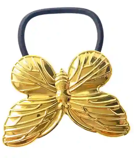 Colero Pony Cuff Mariposa Monarca Dorada