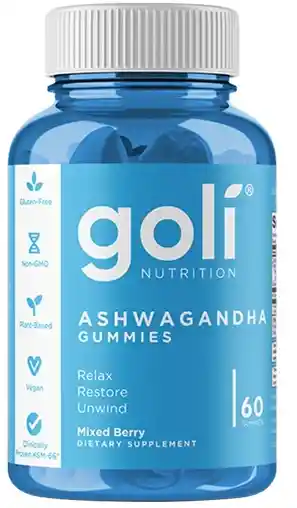 Goli Ashwagandha 60 Gomitas